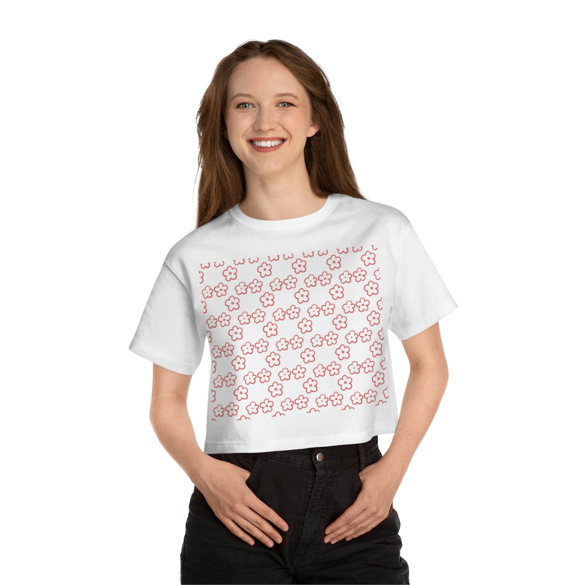 Tシャツ・カットソー Tripple Daisy Cropped T-shirt (2 COLOR) Daisy Cropped T-Shirt – Subsequent Fabrics